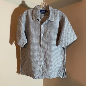 Polo Golf by Ralph Lauren Mens Short Sleeve Button Down Plaid Shirt  Sz L